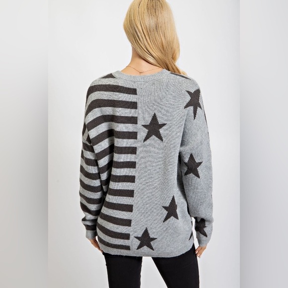 easel American Pride Flag Sweater - Picture 3 of 4